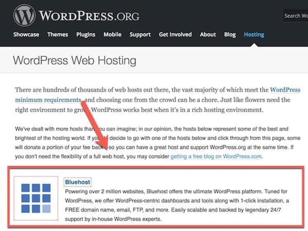 Bluehost Hosting