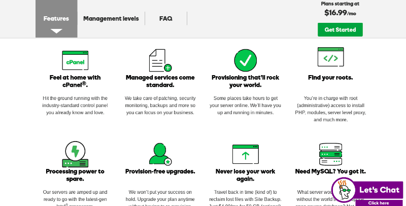 godaddy features
