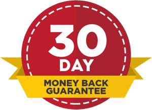 30-day money-back guarantee vector