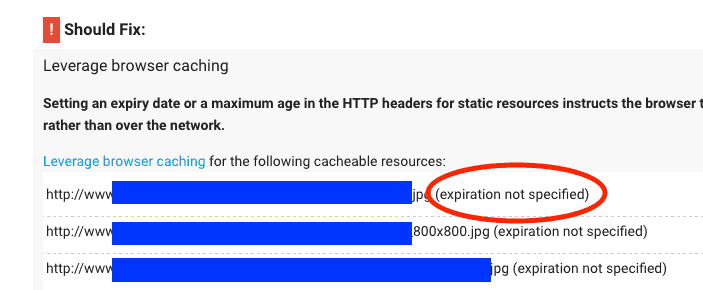 fixing browser cache exipration date