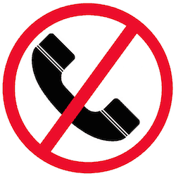 no phone support