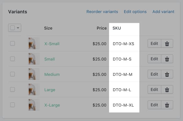 Shopify inventory systems