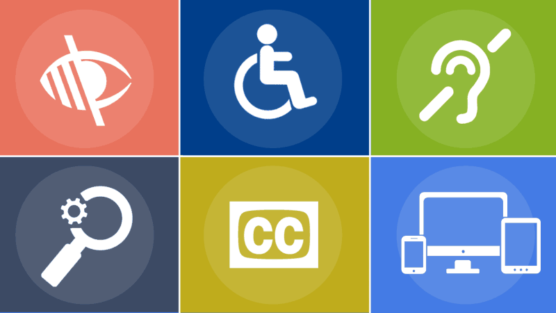 digital accessibility icons