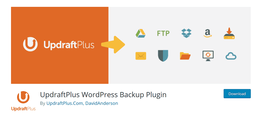 updraftplus WP Backup