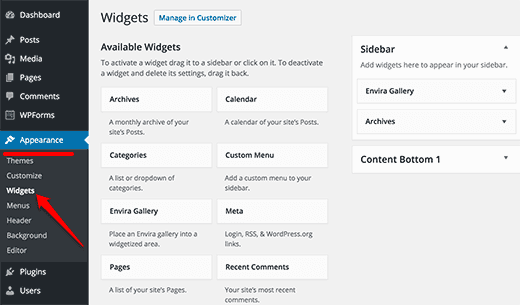 Add New Widgets to WordPress