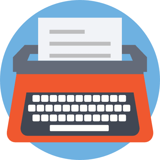 writing machine icon