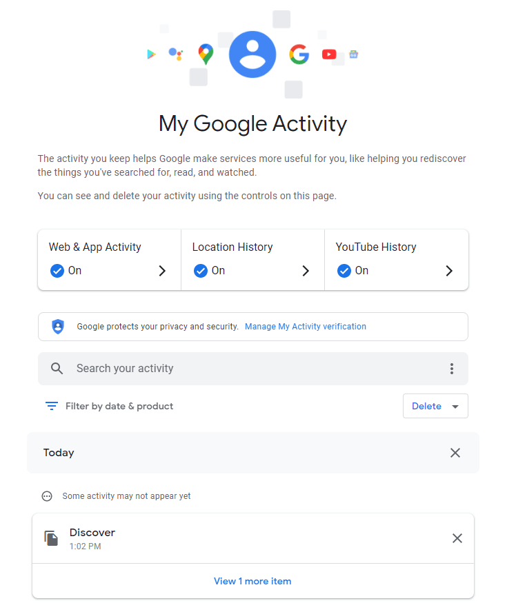 google activity