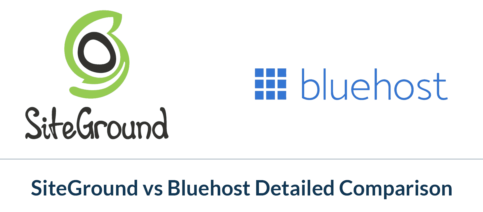 siteground vs bluehost comparison