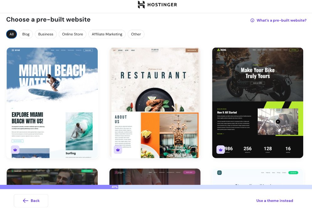 hostinger website builder review